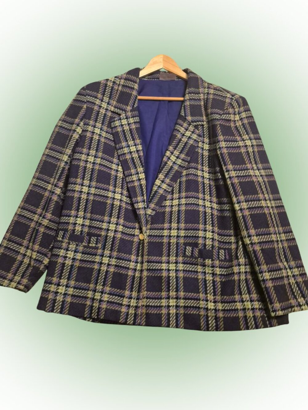 vintage tartan coat